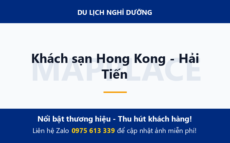 Khách sạn Hong Kong - Hải Tiến