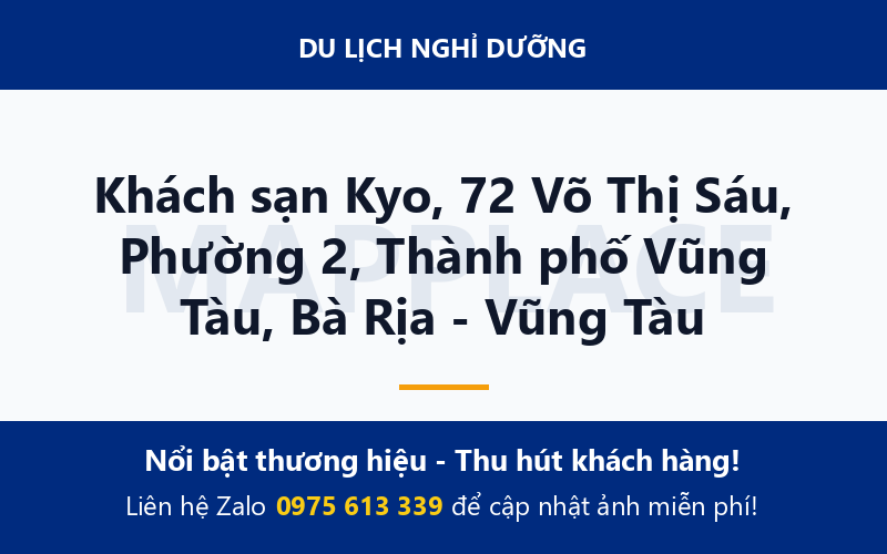 Khách sạn Kyo, 72 Võ Thị Sáu, Phường 2, Thành phố Vũng Tàu, Bà Rịa - Vũng Tàu
