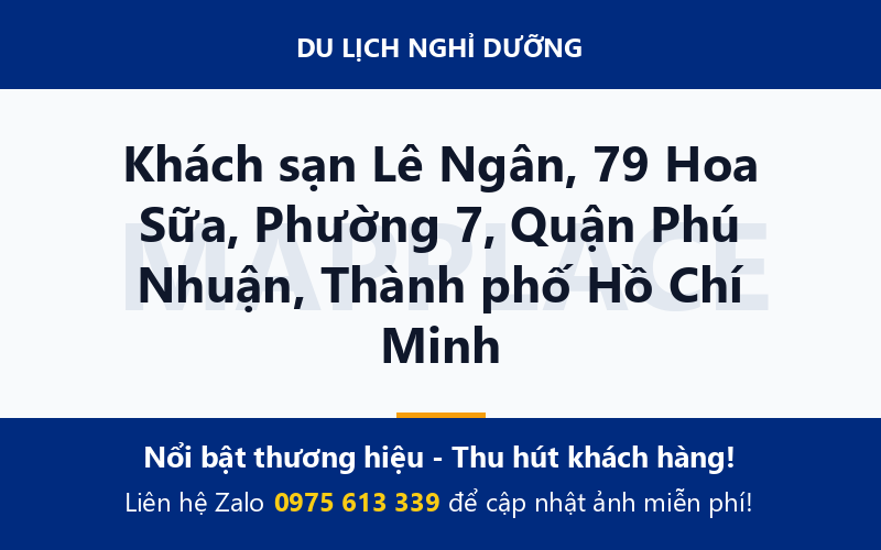 Khách sạn Lê Ngân, 79 Hoa Sữa, Phường 7, Quận Phú Nhuận, Thành phố Hồ Chí Minh