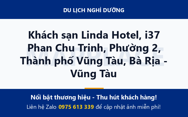 Khách sạn Linda Hotel, i37 Phan Chu Trinh, Phường 2, Thành phố Vũng Tàu, Bà Rịa - Vũng Tàu