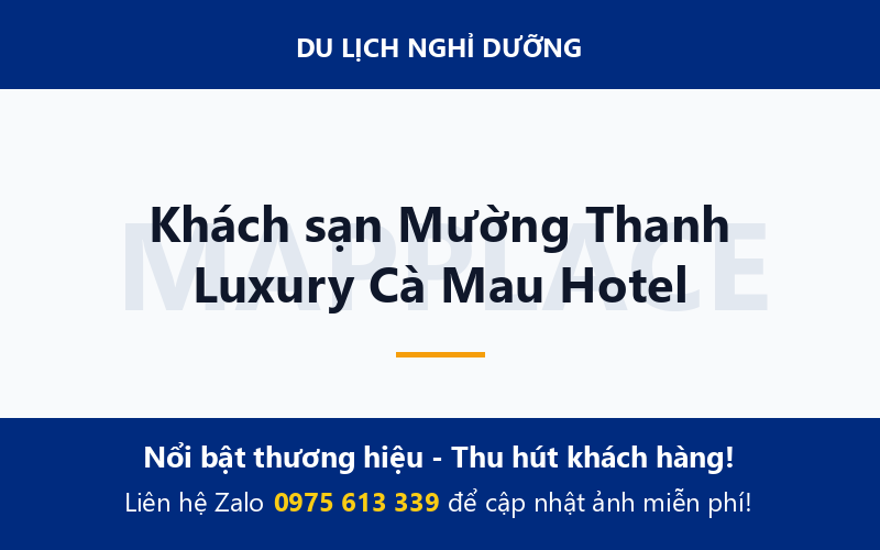 Khách sạn Mường Thanh Luxury Cà Mau Hotel
