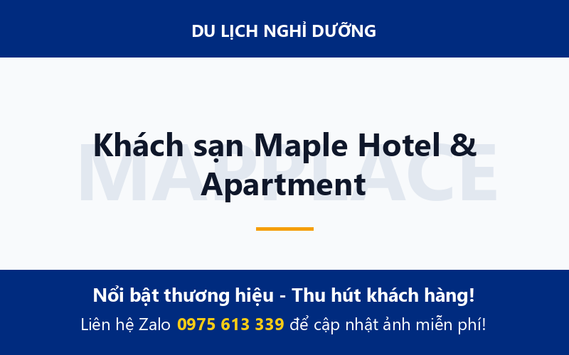 Khách sạn Maple Hotel & Apartment
