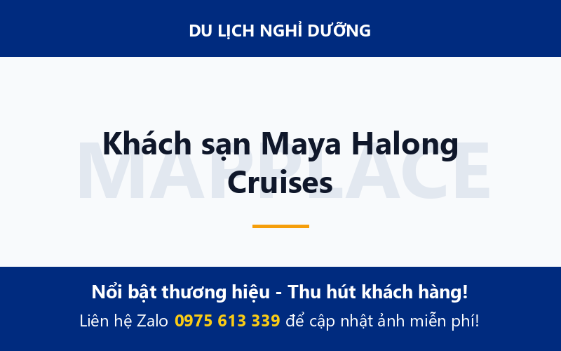 Khách sạn Maya Halong Cruises