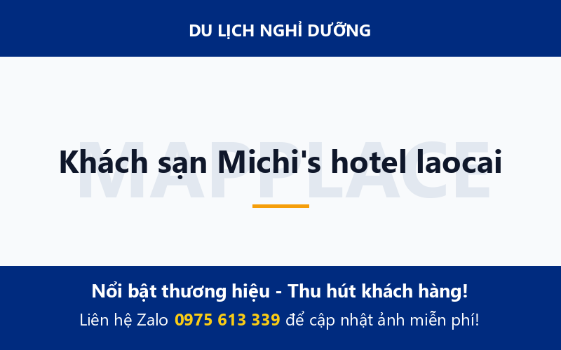 Khách sạn Michi's hotel laocai