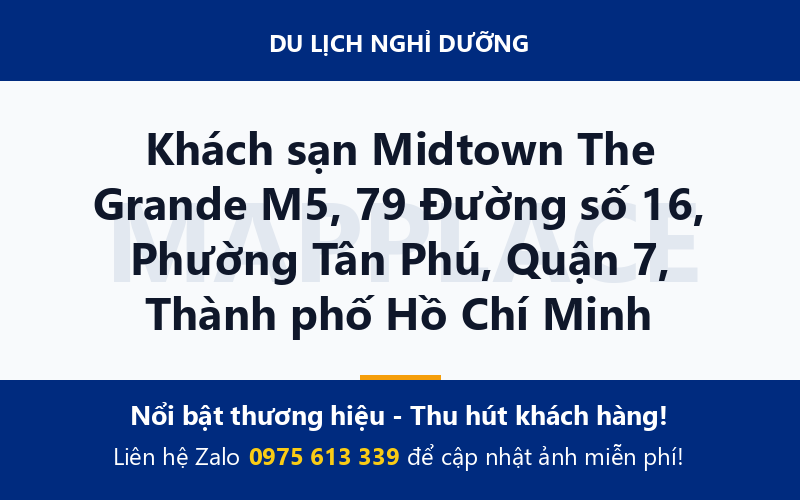 Khách sạn Midtown The Grande M5, 79 Đường số 16, Phường Tân Phú, Quận 7, Thành phố Hồ Chí Minh
