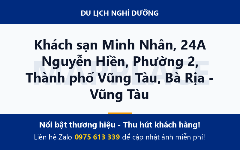 Khách sạn Minh Nhân, 24A Nguyễn Hiền, Phường 2, Thành phố Vũng Tàu, Bà Rịa - Vũng Tàu