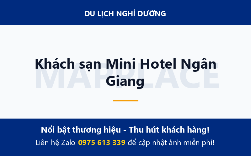 Khách sạn Mini Hotel Ngân Giang