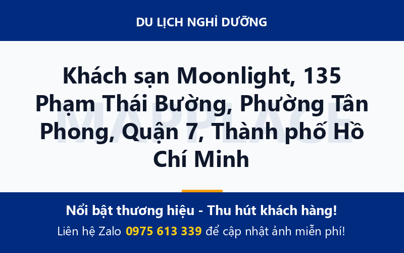 Khách sạn Moonlight, 135 Phạm Thái Bường, Phường Tân Phong, Quận 7, Thành phố Hồ Chí Minh