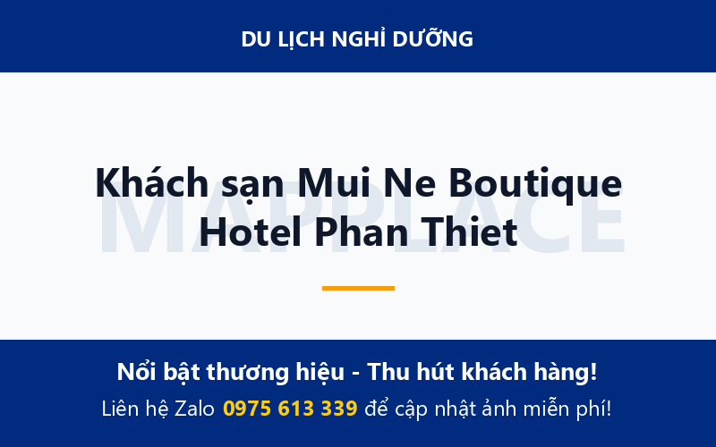 Khách sạn Mui Ne Boutique Hotel Phan Thiet