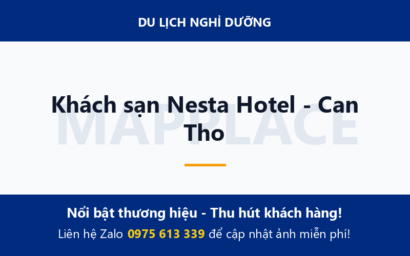 Khách sạn Nesta Hotel - Can Tho