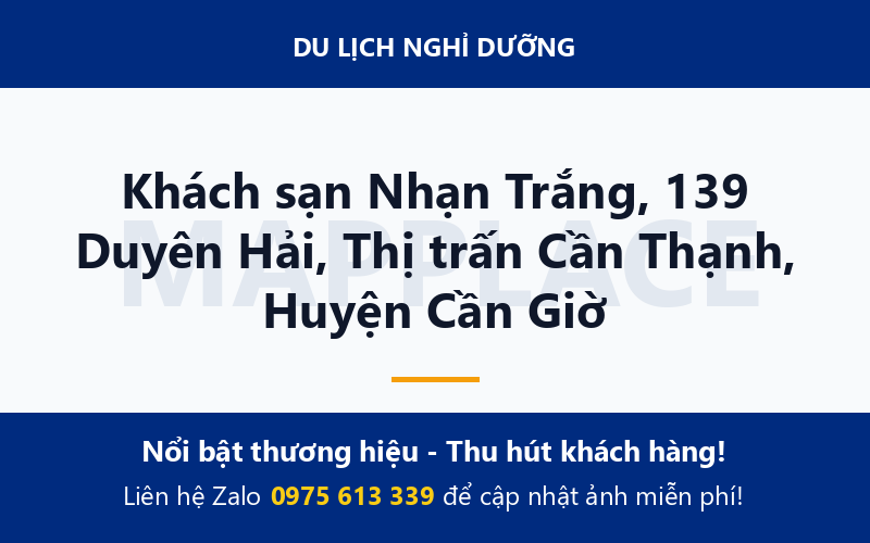 Khách sạn Nhạn Trắng, 139 Duyên Hải, Thị trấn Cần Thạnh, Huyện Cần Giờ