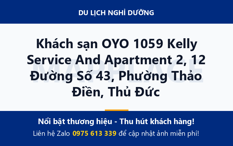Khách sạn OYO 1059 Kelly Service And Apartment 2, 12 Đường Số 43, Phường Thảo Điền, Thủ Đức
