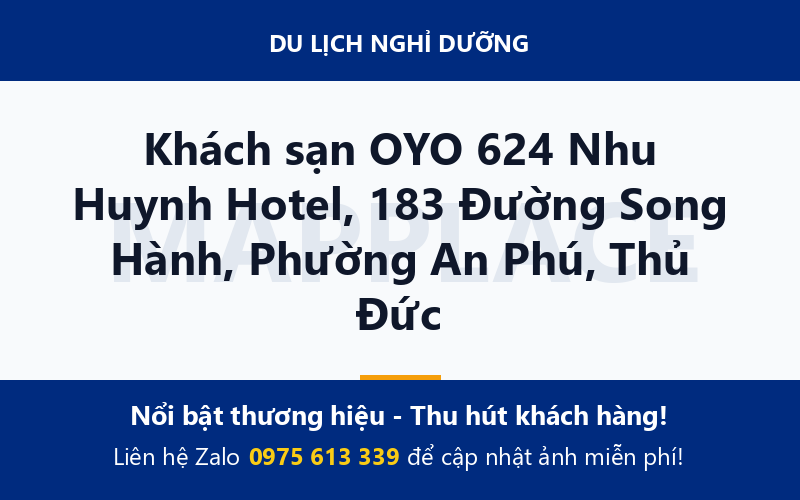 Khách sạn OYO 624 Nhu Huynh Hotel, 183 Đường Song Hành, Phường An Phú, Thủ Đức