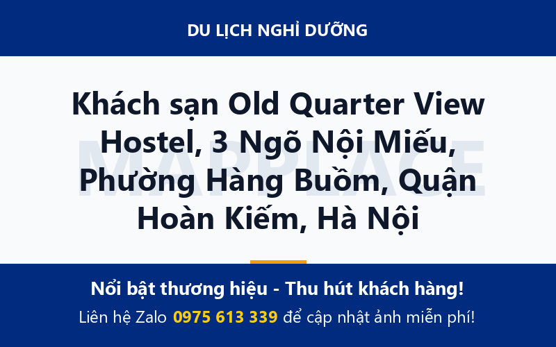 Khách sạn Old Quarter View Hostel, 3 Ngõ Nội Miếu, Phường Hàng Buồm, Quận Hoàn Kiếm, Hà Nội