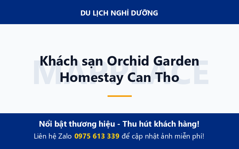 Khách sạn Orchid Garden Homestay Can Tho