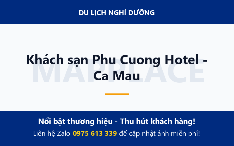 Khách sạn Phu Cuong Hotel - Ca Mau