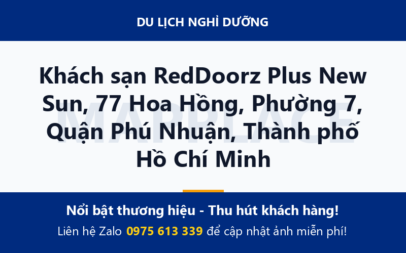 Khách sạn RedDoorz Plus New Sun, 77 Hoa Hồng, Phường 7, Quận Phú Nhuận, Thành phố Hồ Chí Minh