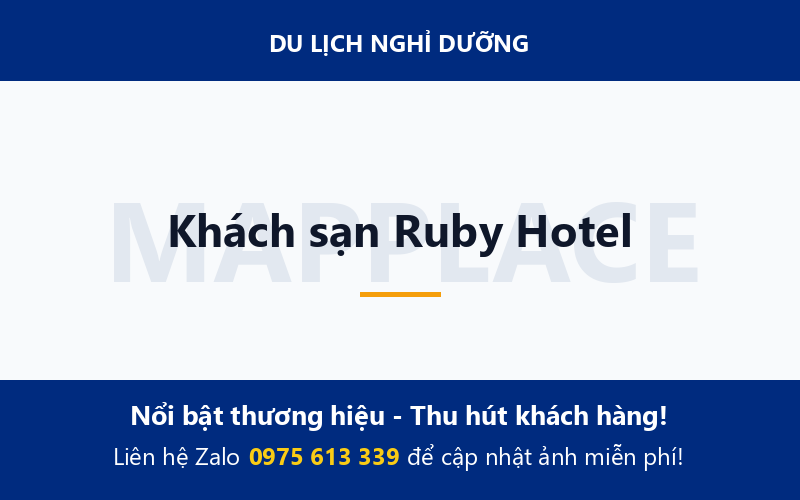 Khách sạn Ruby Hotel