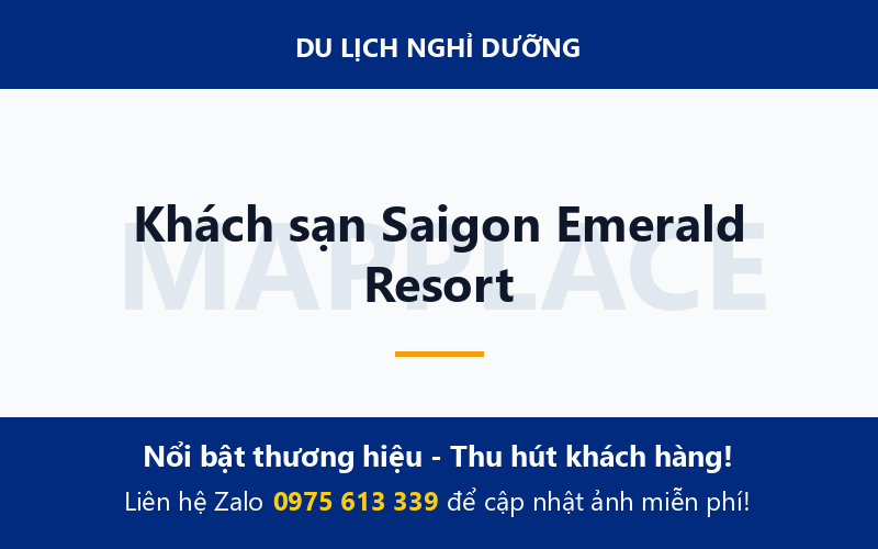 Khách sạn Saigon Emerald Resort