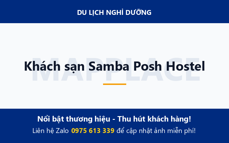 Khách sạn Samba Posh Hostel