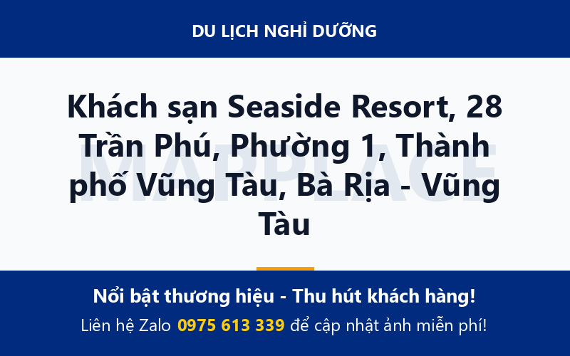 Khách sạn Seaside Resort, 28 Trần Phú, Phường 1, Thành phố Vũng Tàu, Bà Rịa - Vũng Tàu