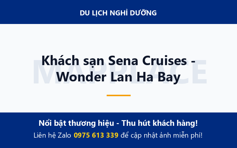 Khách sạn Sena Cruises - Wonder Lan Ha Bay
