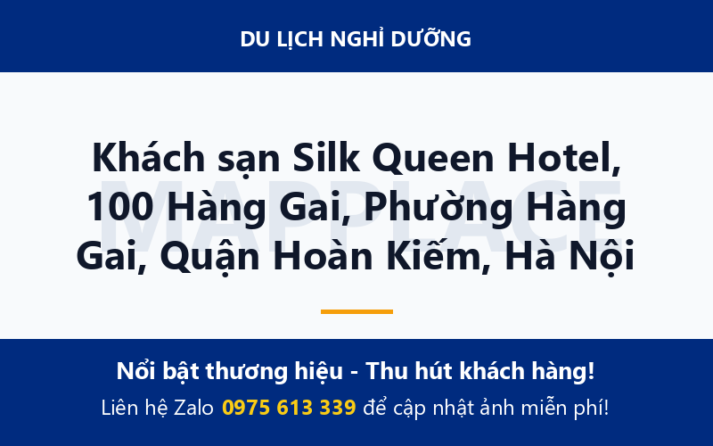 Khách sạn Silk Queen Hotel, 100 Hàng Gai, Phường Hàng Gai, Quận Hoàn Kiếm, Hà Nội