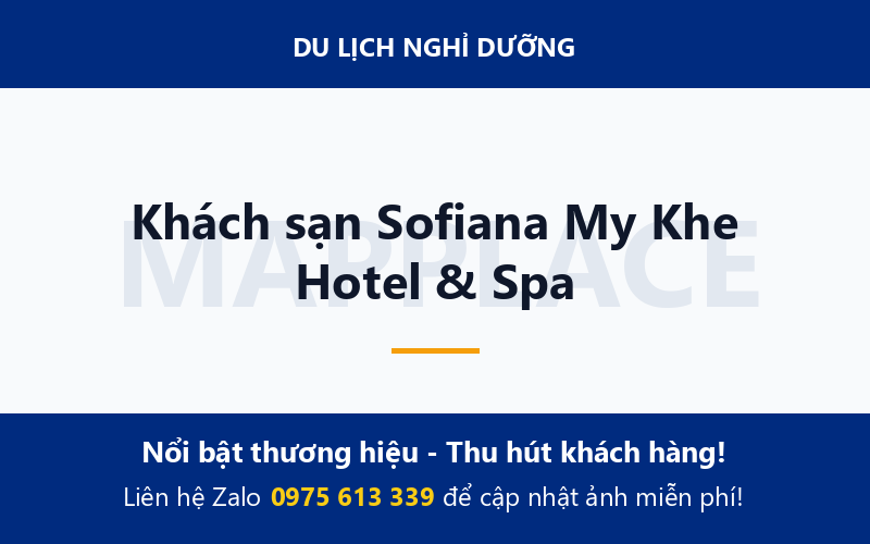 Khách sạn Sofiana My Khe Hotel & Spa