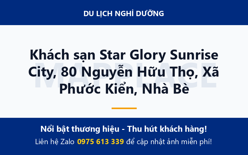 Khách sạn Star Glory Sunrise City, 80 Nguyễn Hữu Thọ, Xã Phước Kiển, Nhà Bè