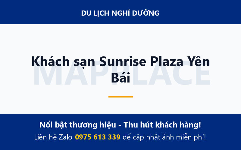 Khách sạn Sunrise Plaza Yên Bái