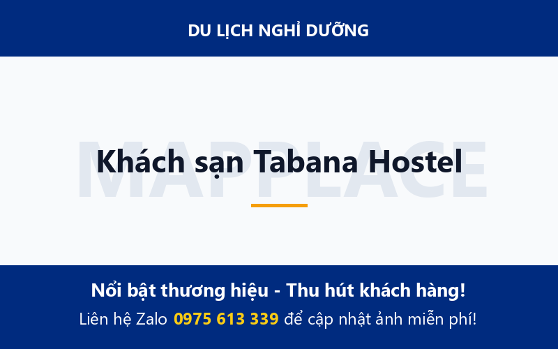 Khách sạn Tabana Hostel