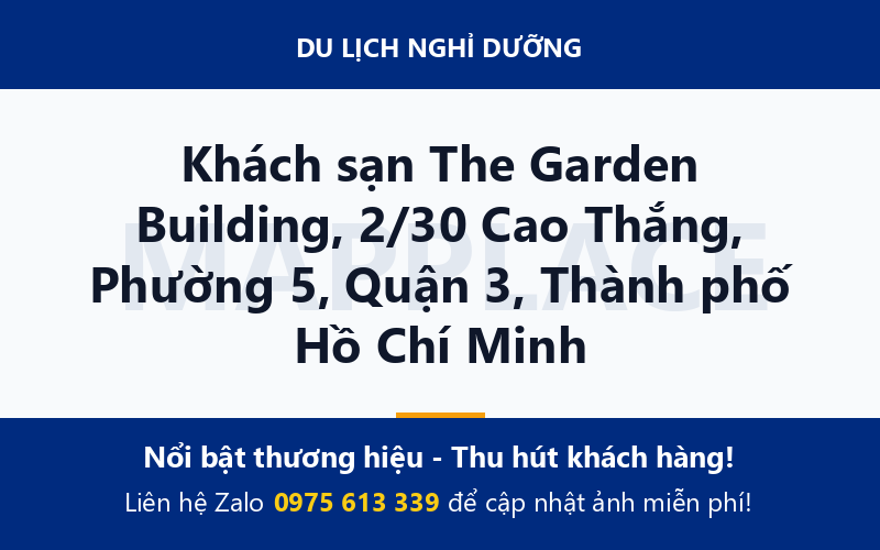 Khách sạn The Garden Building, 2/30 Cao Thắng, Phường 5, Quận 3, Thành phố Hồ Chí Minh