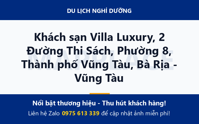 Khách sạn Villa Luxury, 2 Đường Thi Sách, Phường 8, Thành phố Vũng Tàu, Bà Rịa - Vũng Tàu