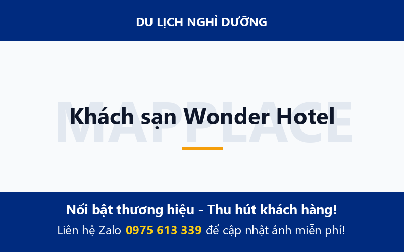 Khách sạn Wonder Hotel