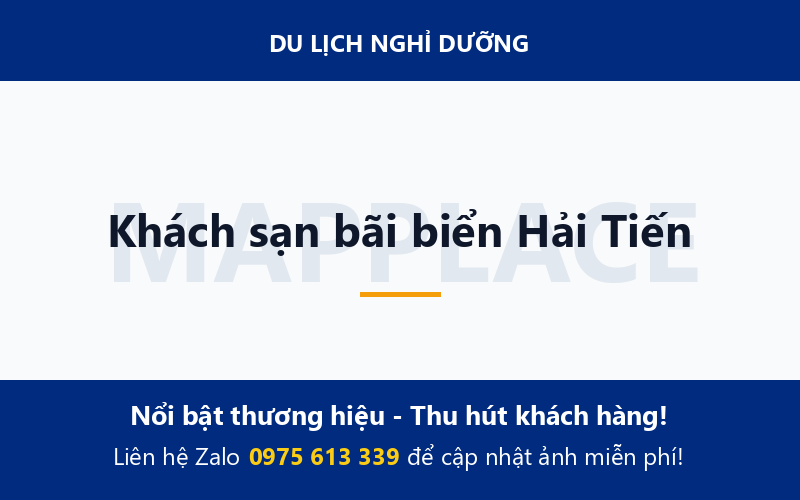 Khách sạn bãi biển Hải Tiến