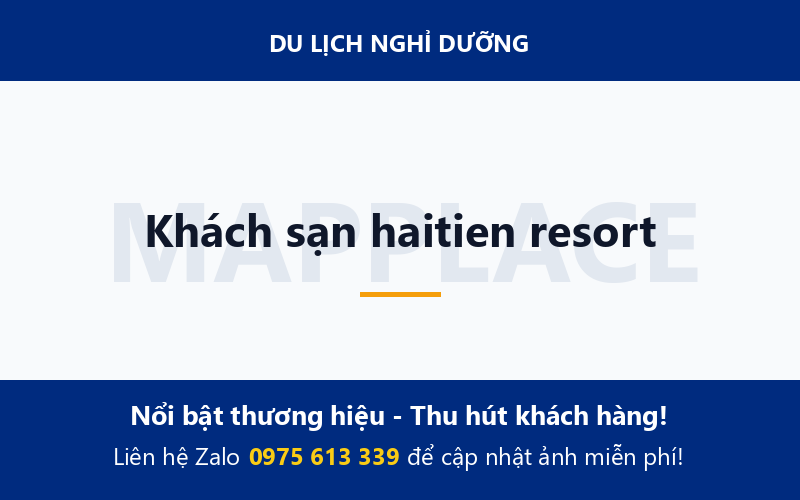 Khách sạn haitien resort