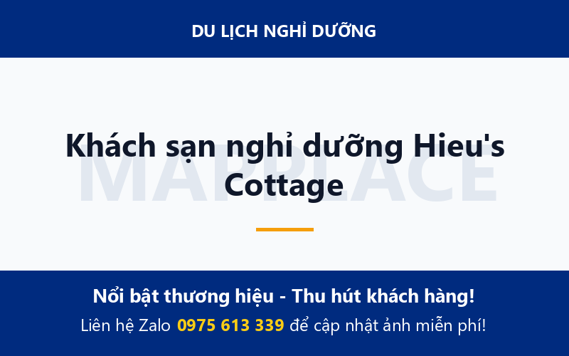 Khách sạn nghỉ dưỡng Hieu's Cottage