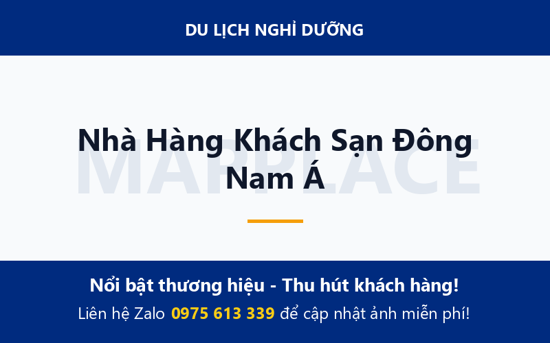 Nhà Hàng Khách Sạn Đông Nam Á