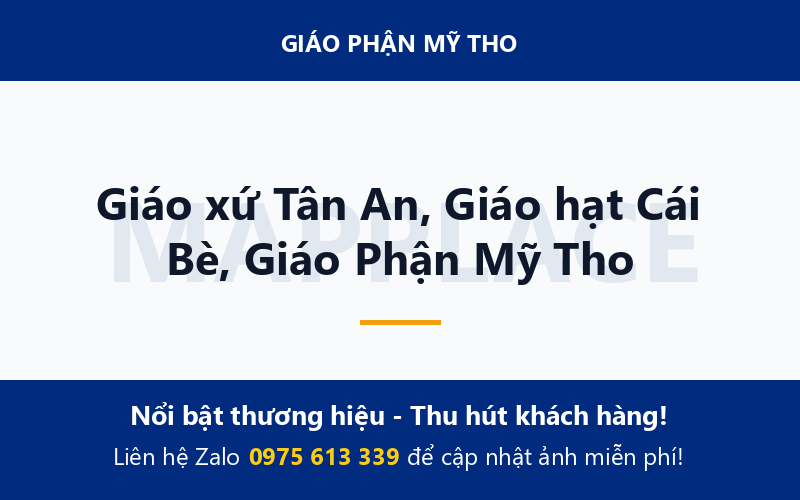 Giáo xứ Tân An, Giáo hạt Cái Bè, Giáo Phận Mỹ Tho