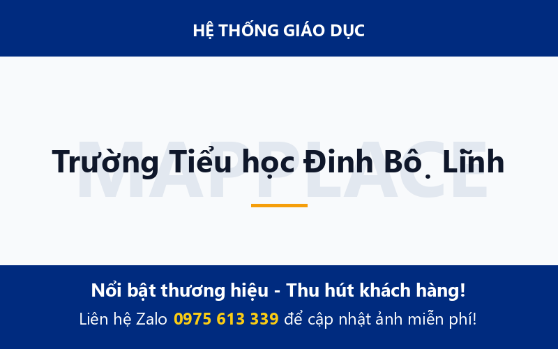 Trường Tiểu học Đinh Bộ Lĩnh