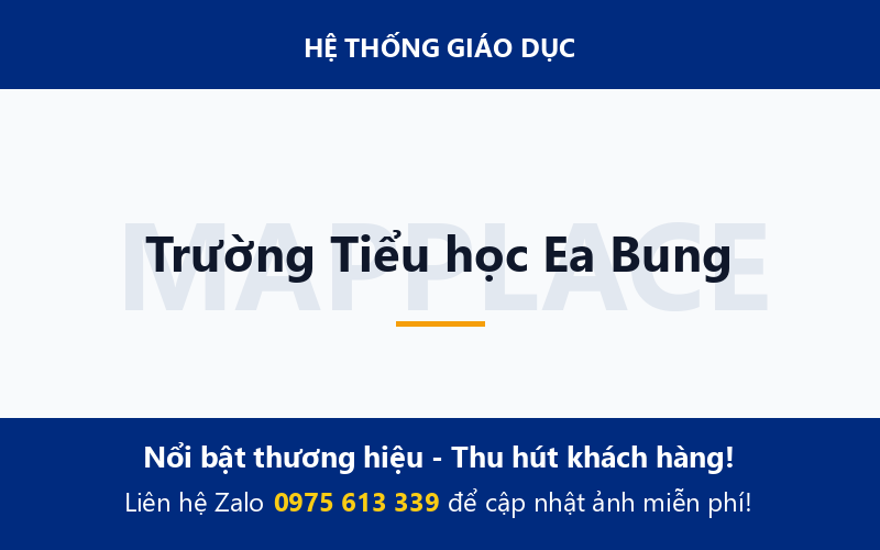 Trường Tiểu học Ea Bung