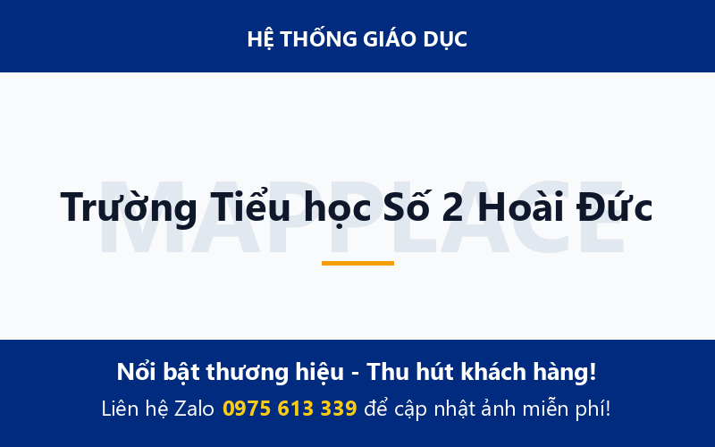 Trường Tiểu học Số 2 Hoài Đức