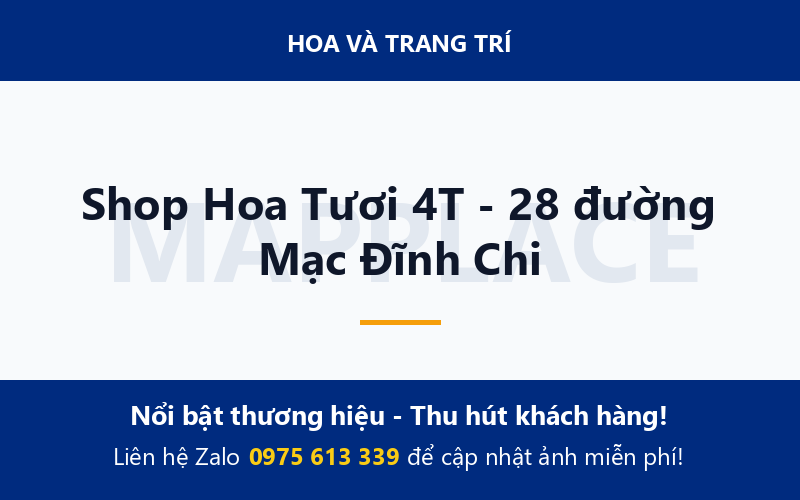 Shop Hoa Tươi 4T - 28 đường Mạc Đĩnh Chi
