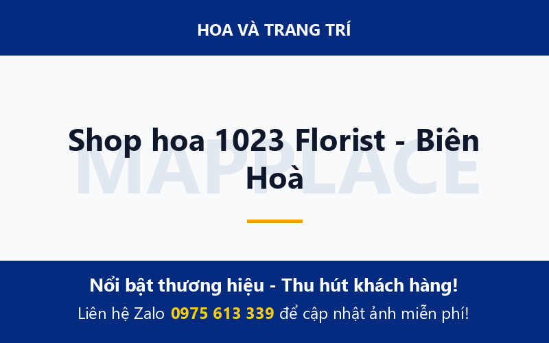 Shop hoa 1023 Florist - Biên Hoà