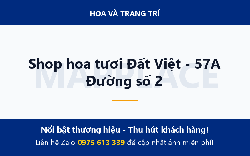 Shop hoa tươi Đất Việt - 57A Đường số 2