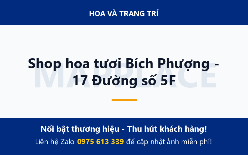 Shop hoa tươi Bích Phượng - 17 Đường số 5F