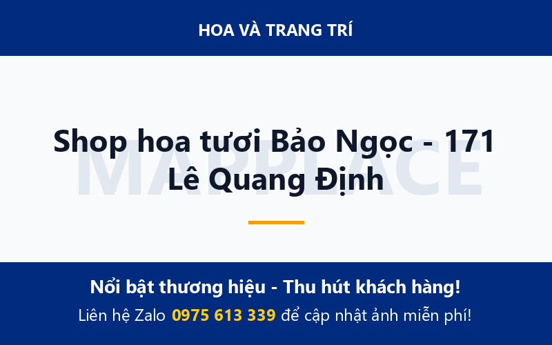 Shop hoa tươi Bảo Ngọc - 171 Lê Quang Định