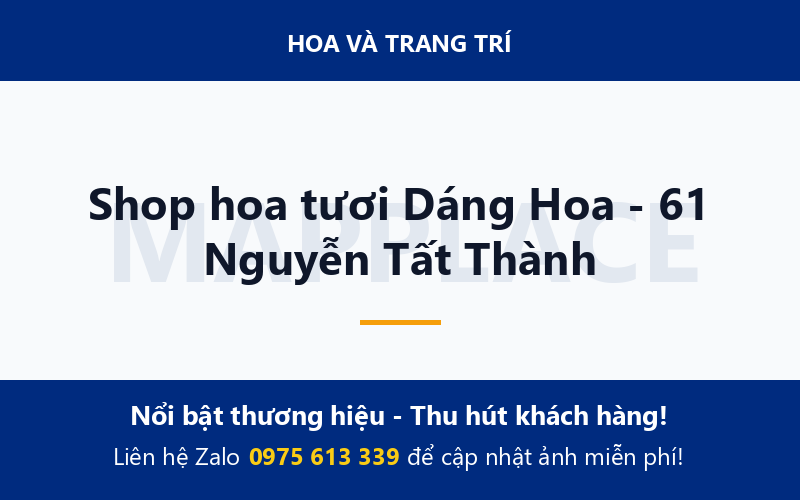 Shop hoa tươi Dáng Hoa - 61 Nguyễn Tất Thành
