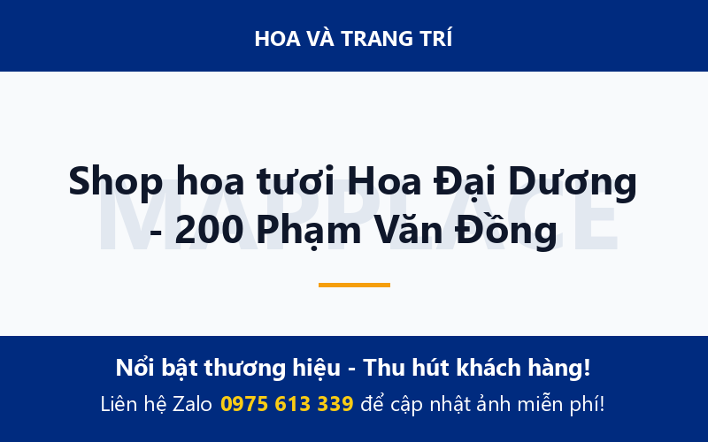 Shop hoa tươi Hoa Đại Dương - 200 Phạm Văn Đồng