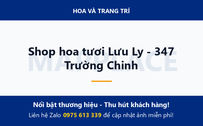 Shop hoa tươi Lưu Ly - 347 Trường Chinh